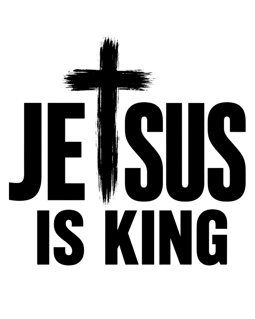 Ladies Jesus Is King Faith Tee view 2