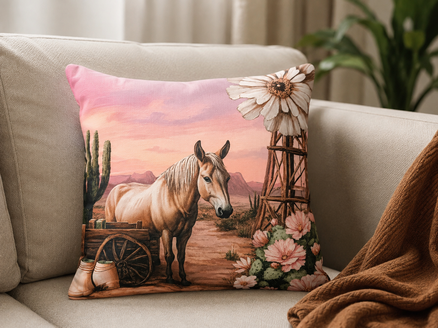Cushion — Karoo Sunset Horse