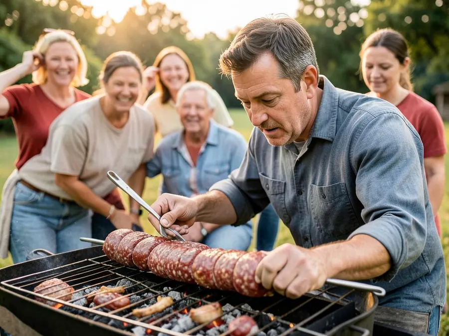 Dad at the Braai