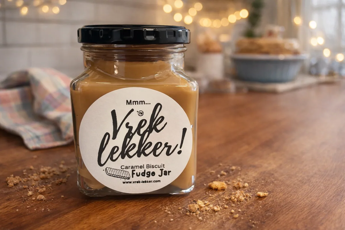 Caramel Biscuit Fudge Jar 250ml