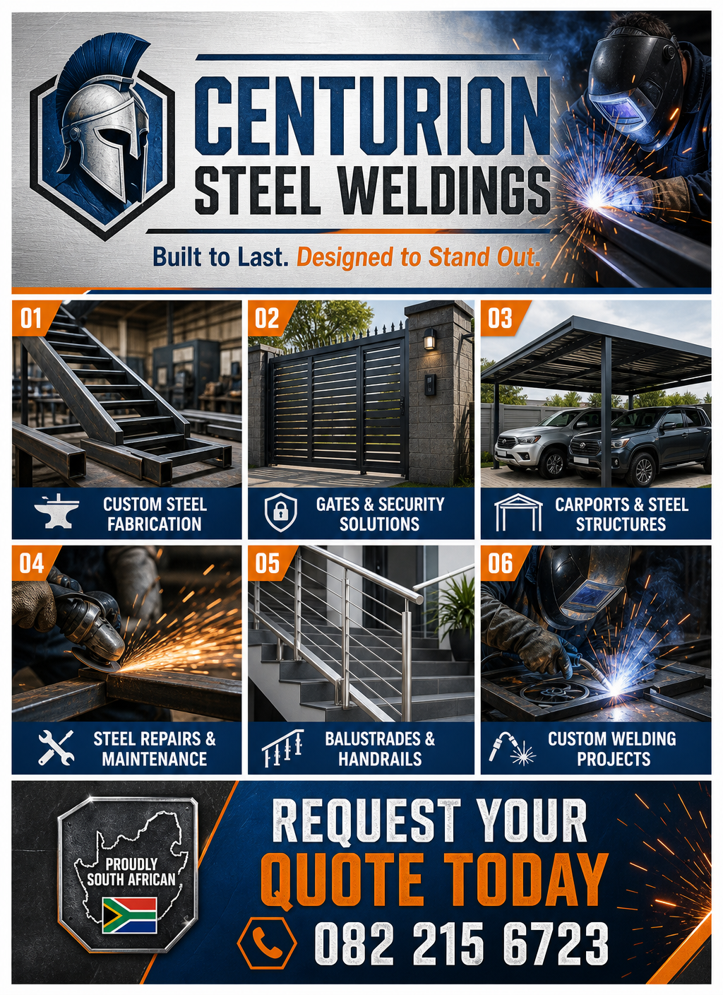Centurion Steel Weldings — Built to Last