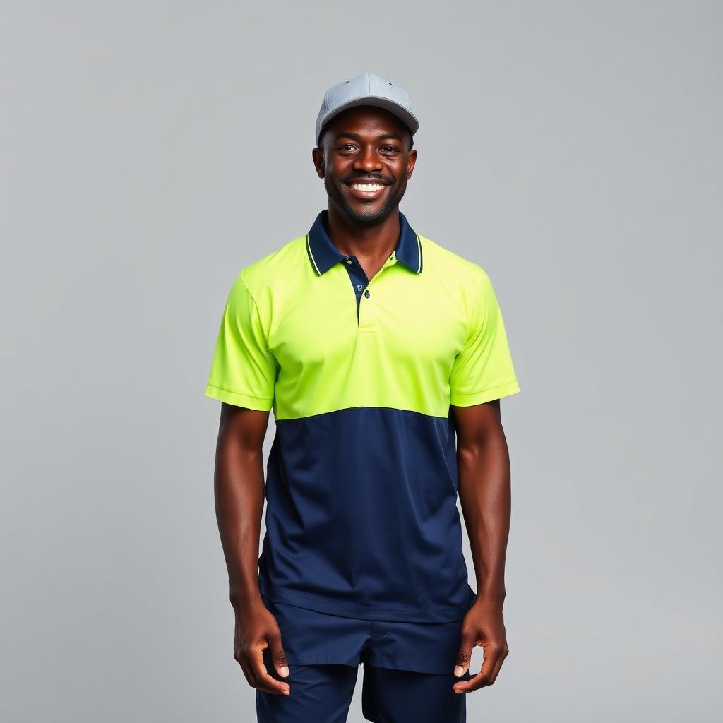 Inspector Two-Tone Hi-Viz Golf Shirt