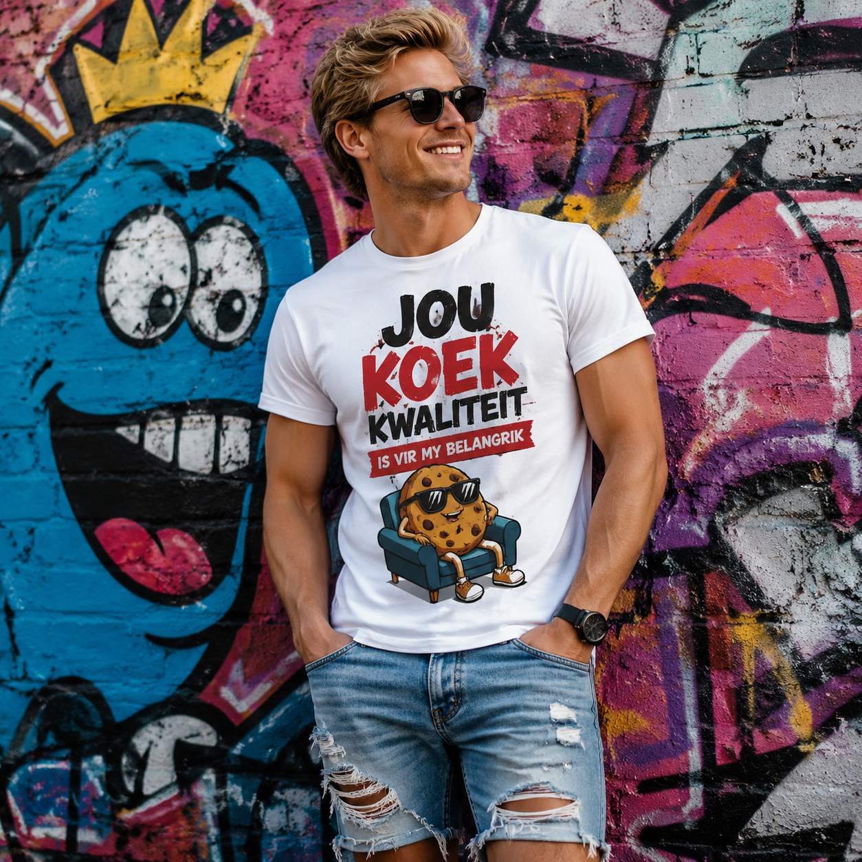 Jou Koek Kwaliteit Tee — Mens view 2