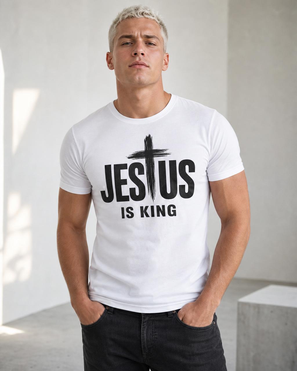 Ladies Jesus Is King Faith Tee