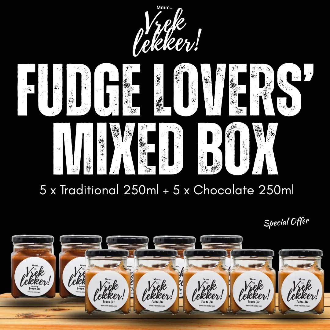 Fudge Lovers’ Mixed Box (5 x Tr. 250ml + 5 x Ch. 250ml)