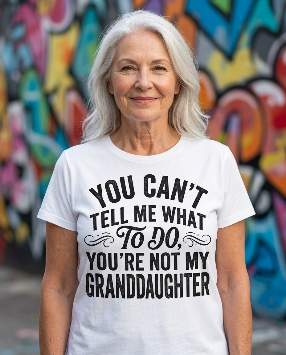 Family Sass Tee Trio — Granddaughter, Daughter & Dad view 2