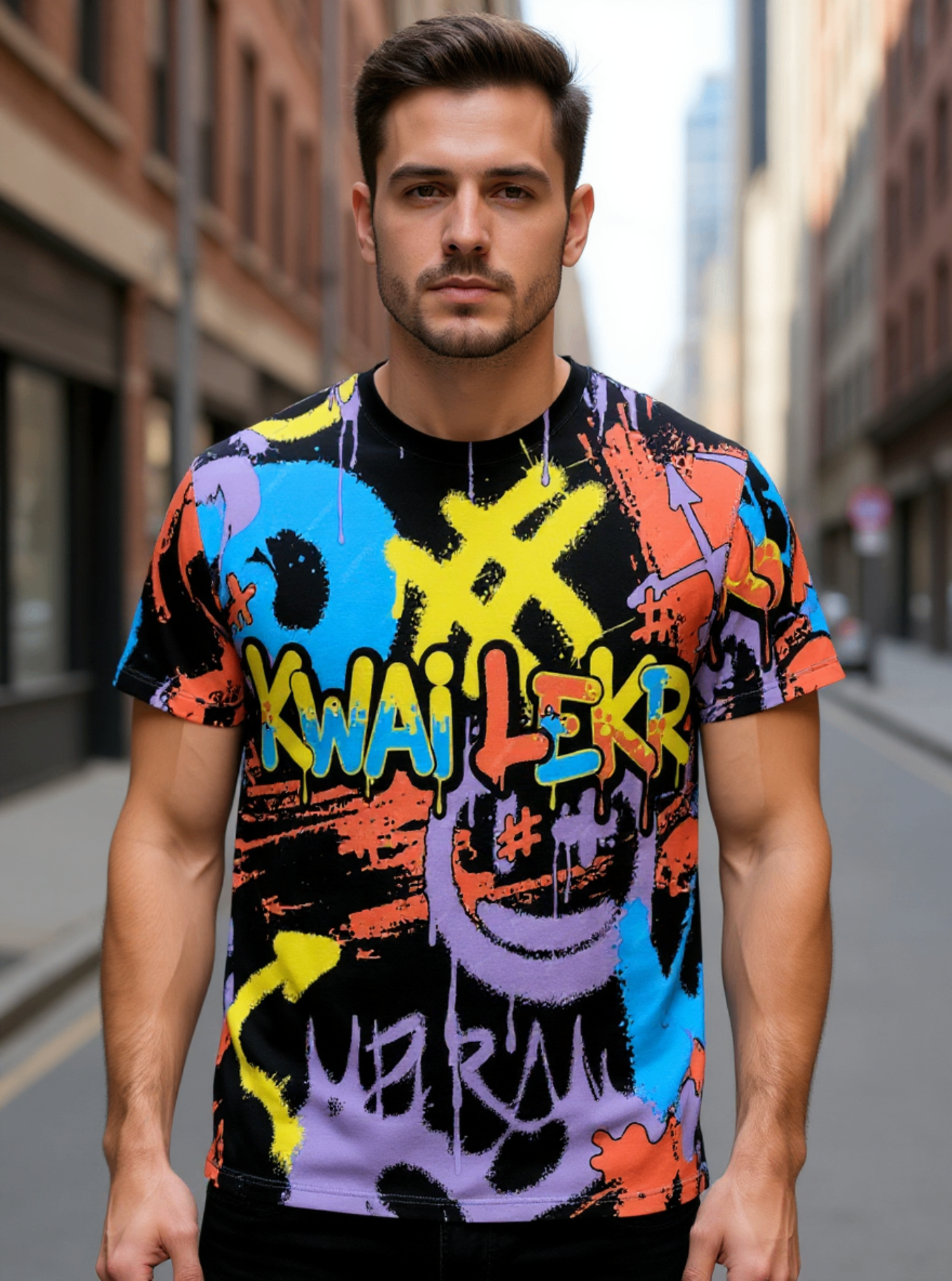 Kwai Lekr Graffiti Tee — Unisex