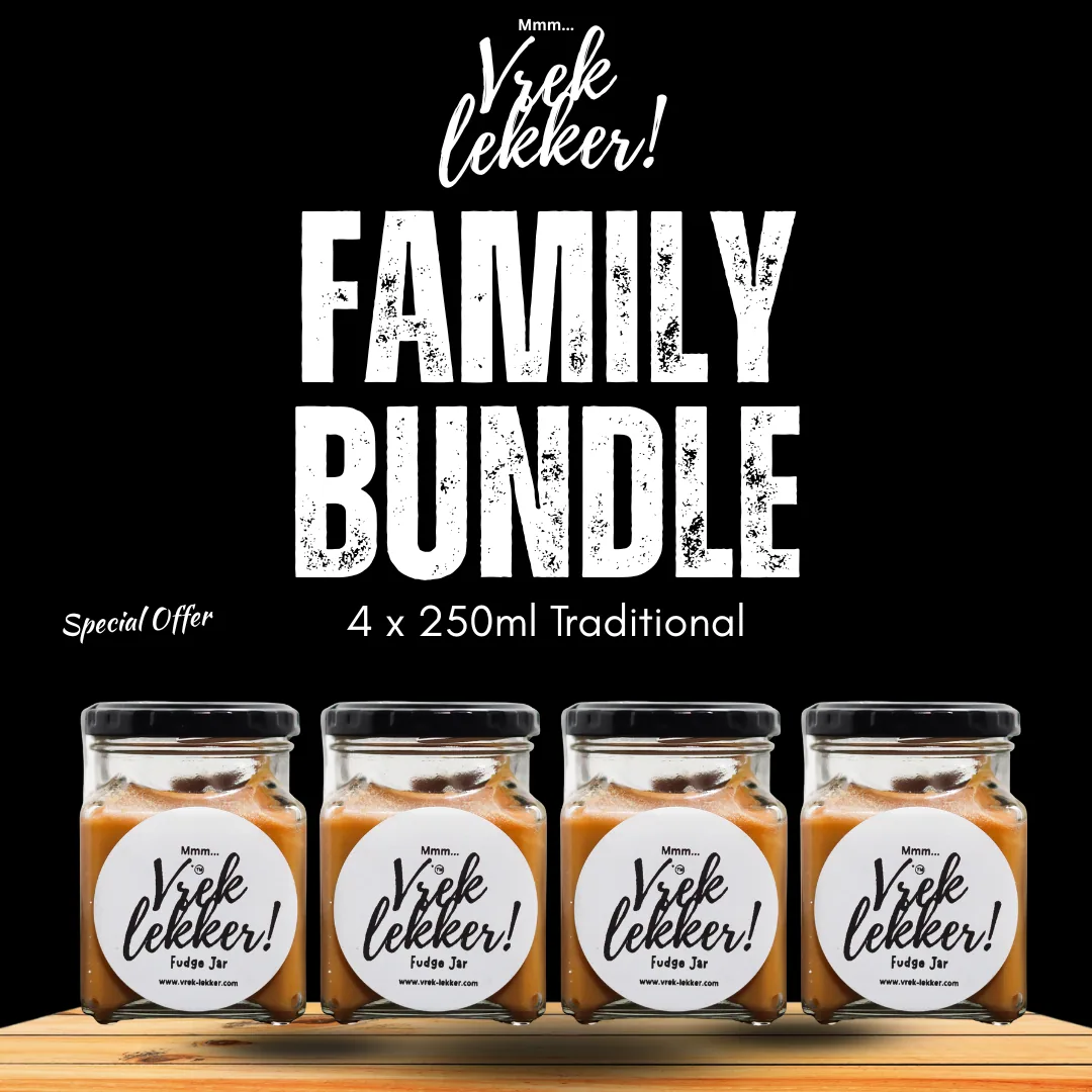 Family Bundle (4 x 250ml Traditional)