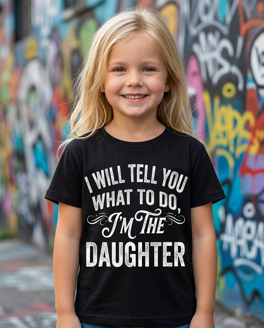 Family Sass Tee Trio — Granddaughter, Daughter & Dad view 3