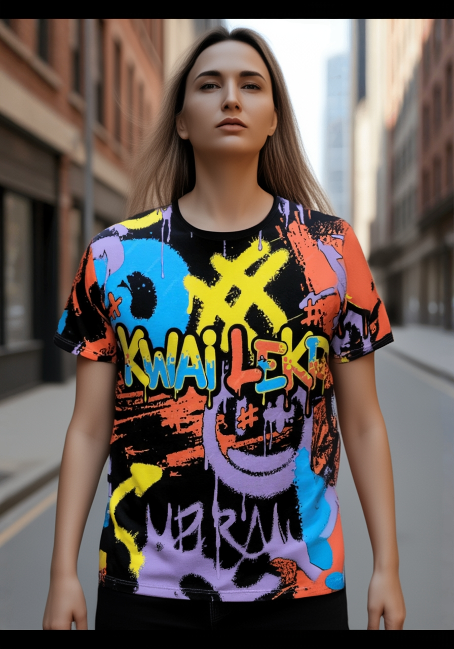 Kwai Lekr Graffiti Tee — Ladies