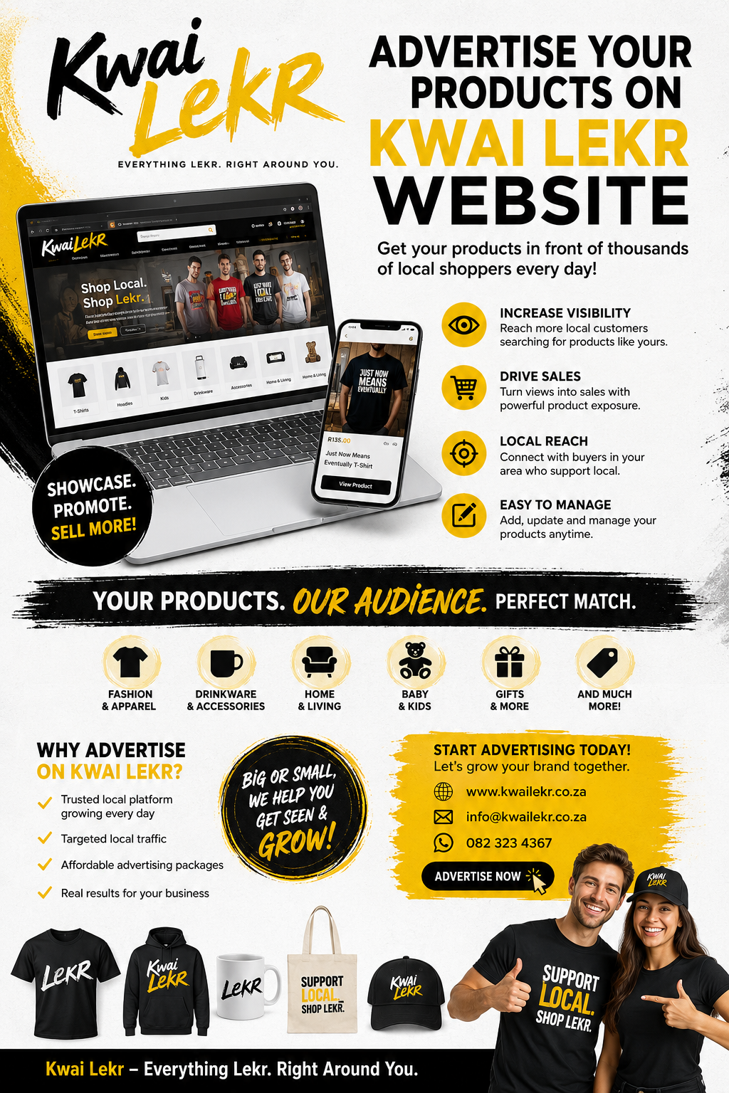 Advertise your products