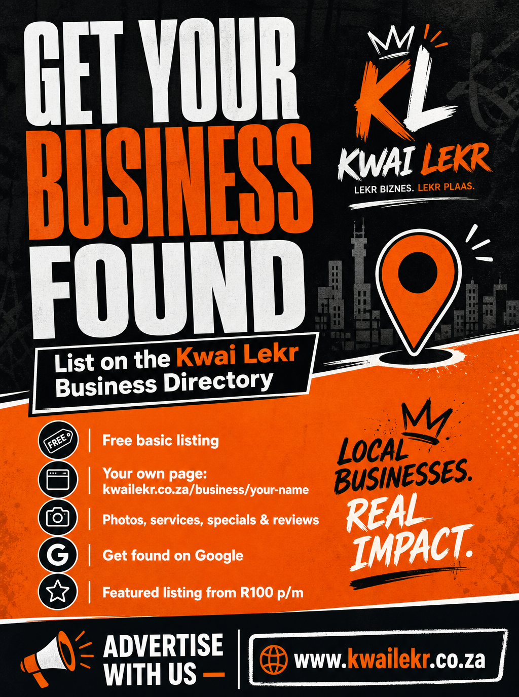 Get Your Business Found — List on the Kwai Lekr Business Directory