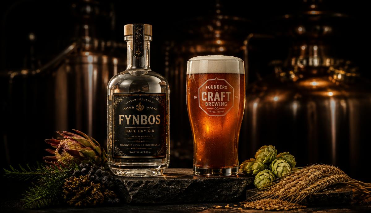 South African craft brewery and gin distillery