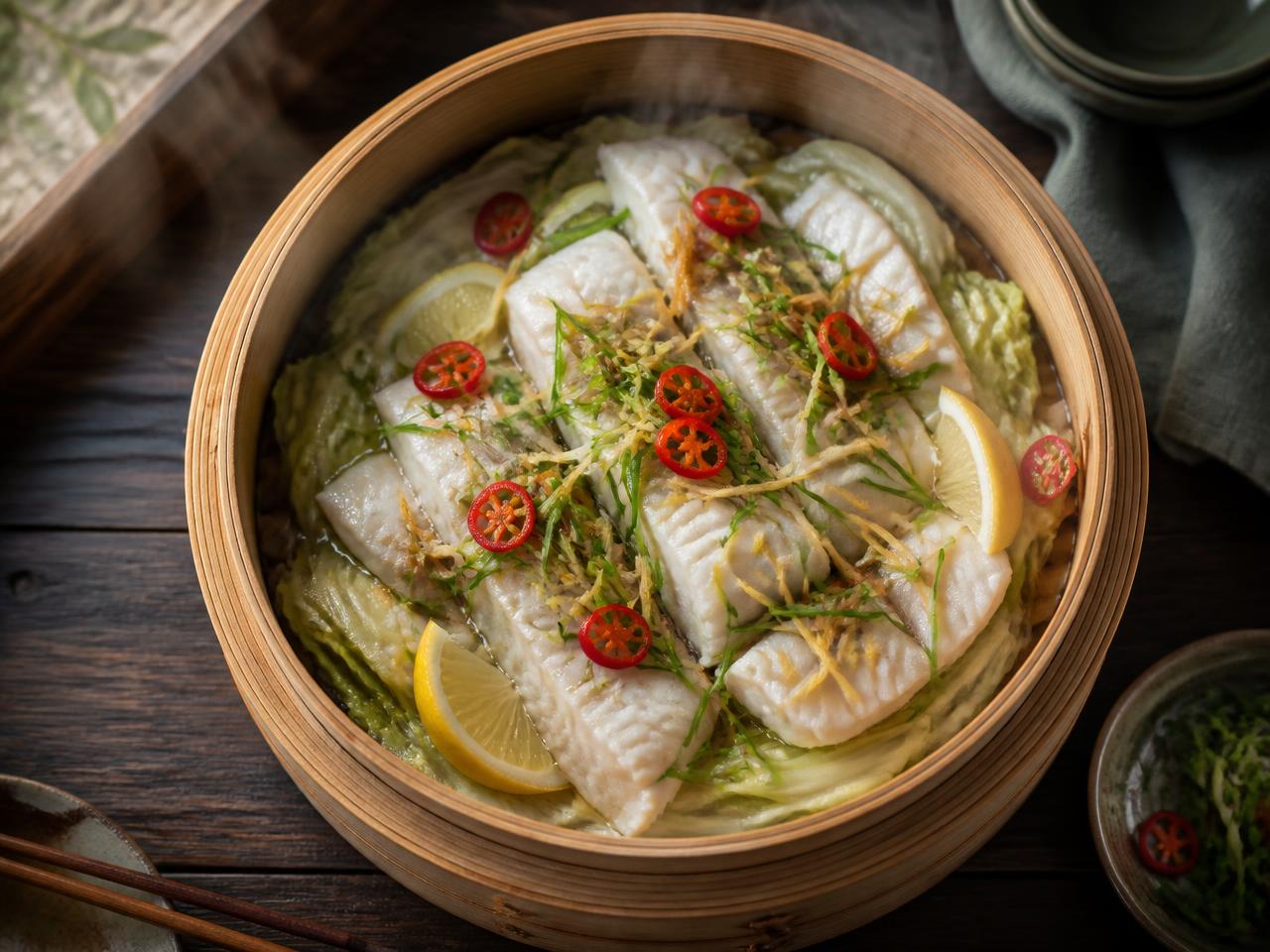 Thursday Bamboo Steamer Fish