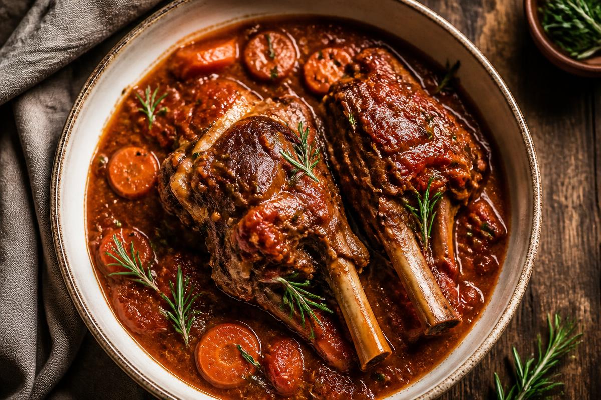 Lamskenkels — Slow Cooked Lamb Shanks