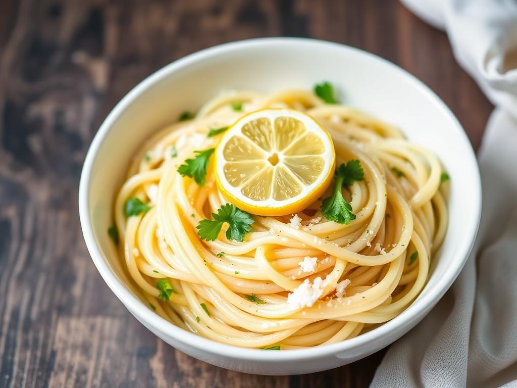 Lemon Garlic Pasta